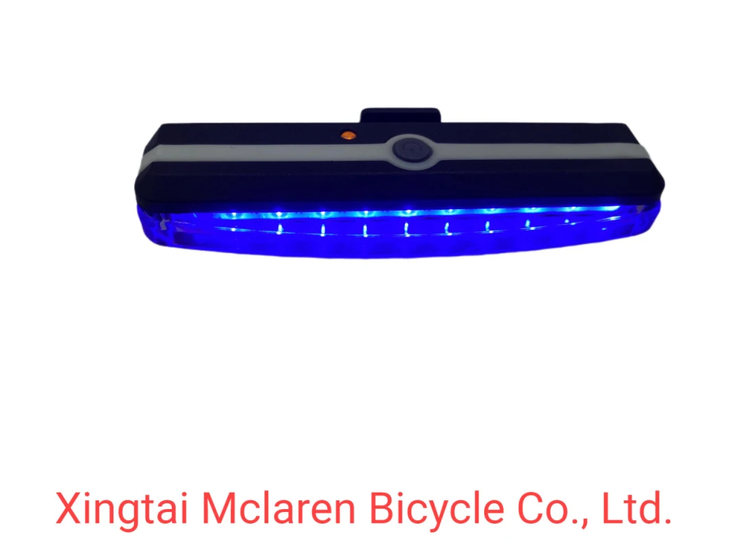 Rechargeable Bicycle Accessory Light Waterproof Front Rear LED Taillight with USB Cable