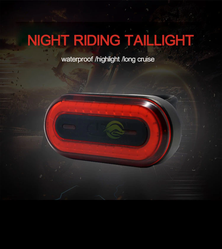 Brightenlux Factory Supply Outlet Night Riding Custom Logo Accessories LED Rechargeable USB Bicycle Tail Light Waterproof Taillight Bike