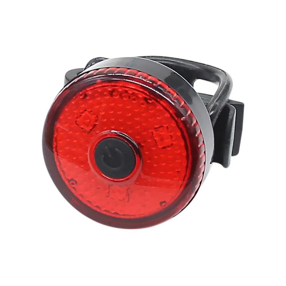 Round Bicycle Rear Light Mini LED Bicycle Taillight Headlight USB COB Rear Light Ipx-4 Waterproof Battery Torch Cycle USB Headlights Bolts Bl20884