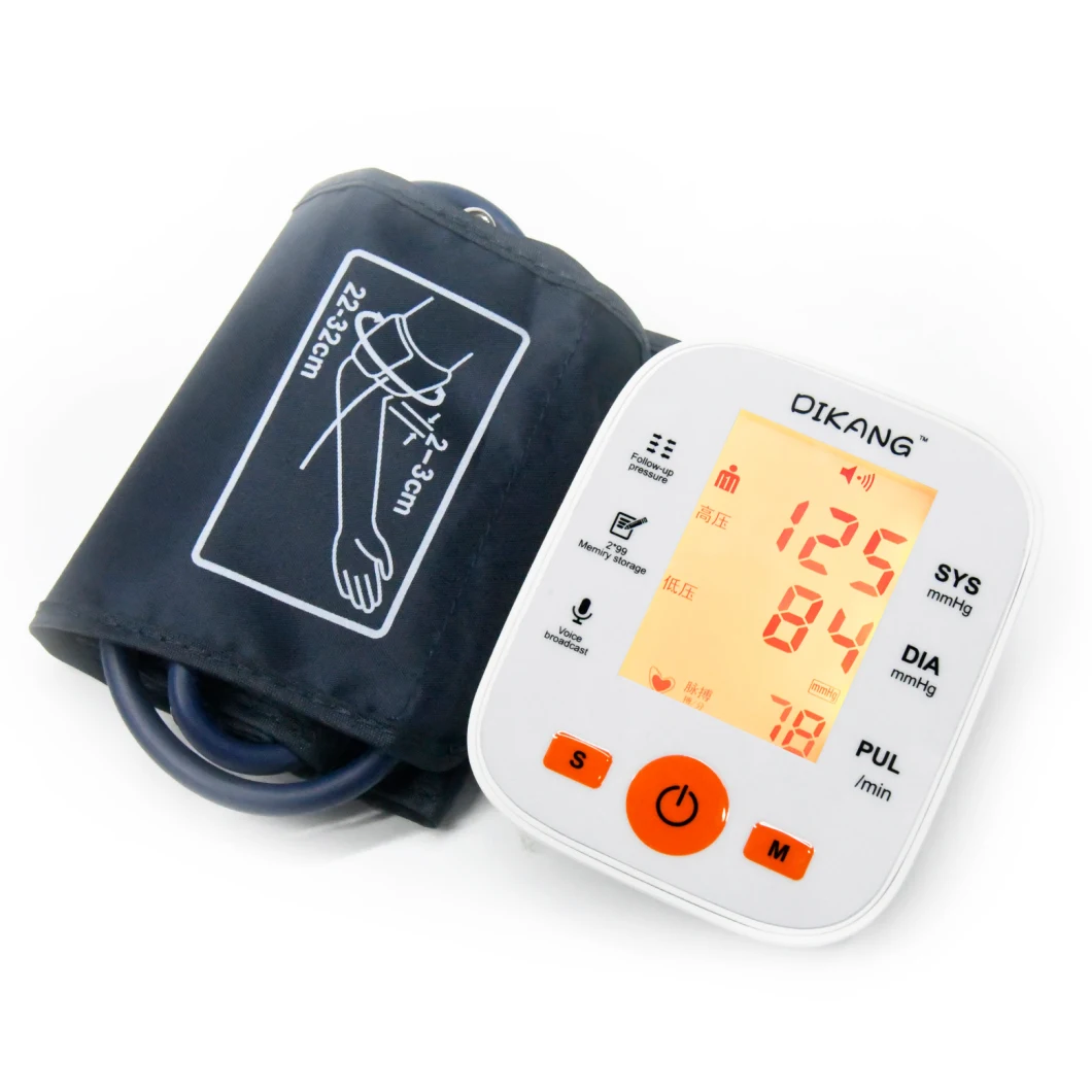 Digital Arm Electronic Cuff Bp Apparatus Meter Heart Rate Tonometer Blood Pressure Monitor