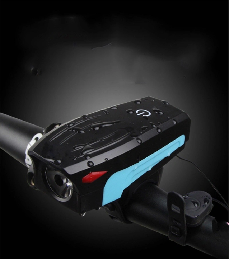 Bicycle Accessories Bike Light Loud Horn High Brightness USB Rechargeable Bicycle Headlight Wbb16728