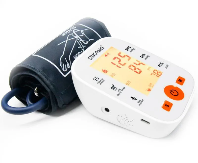 Digital Arm Electronic Cuff Bp Apparatus Meter Heart Rate Tonometer Blood Pressure Monitor