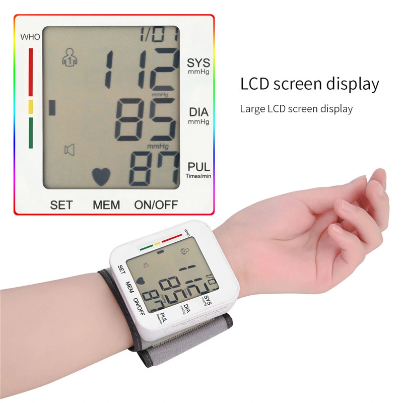 Wrist Smart Heart Rate Monitor Home and Hospital High Quality Wrist Digital Free Blood Pressure Monitor